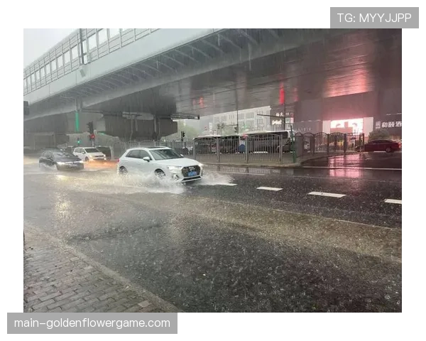 暴雨导致场地积水，天津津门虎对阵河南队的比赛两度中断